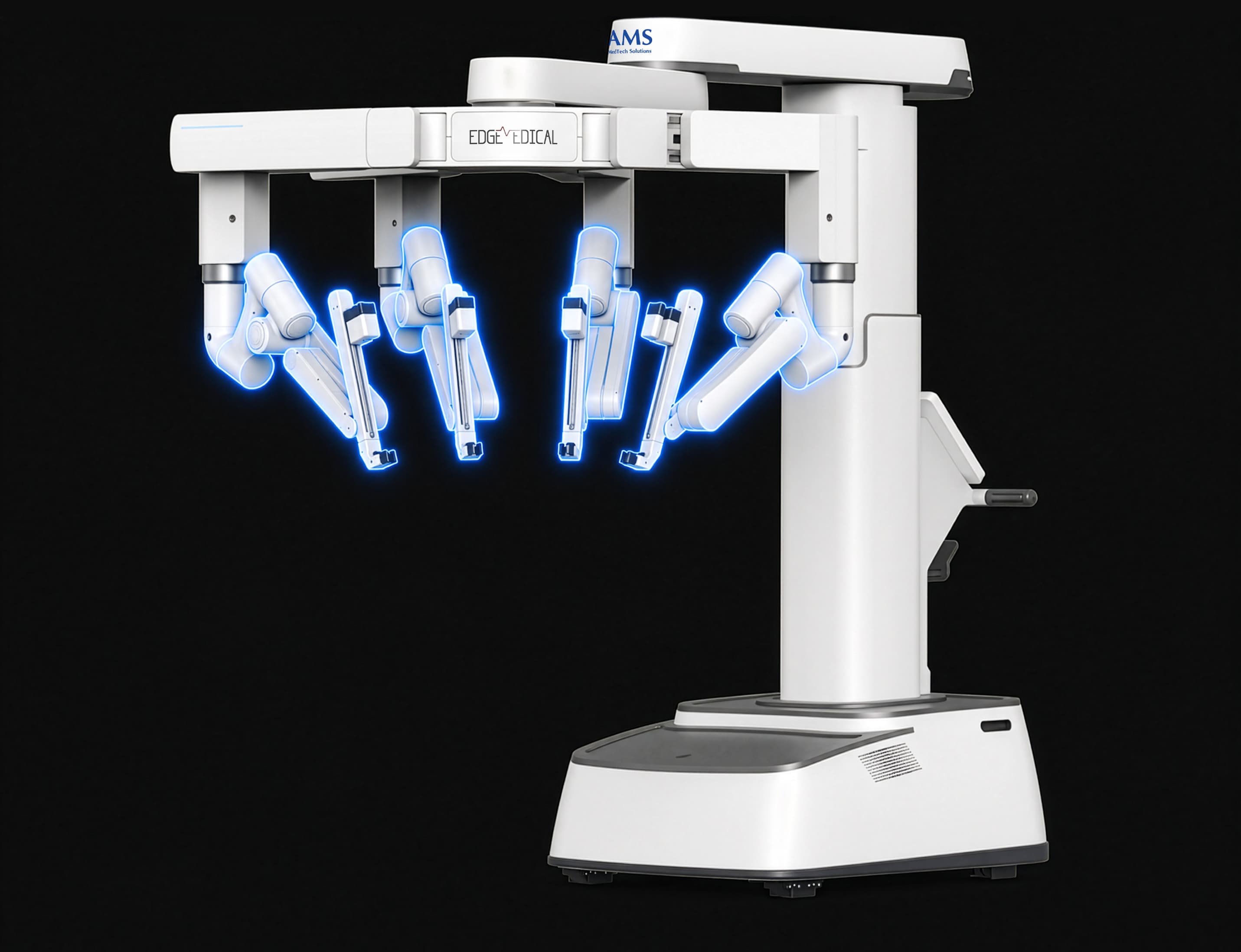 Patient Cart - 12-Section Arm For Wide Operating Range