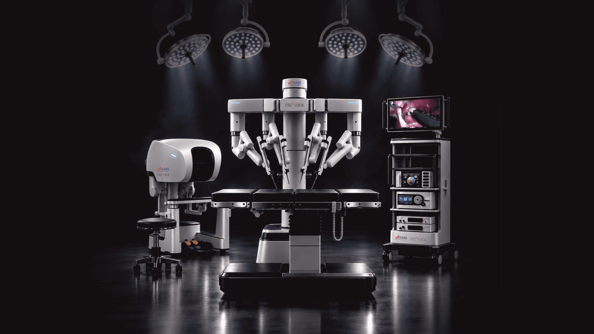 AMS Edge Robotic Surgery System Showcase